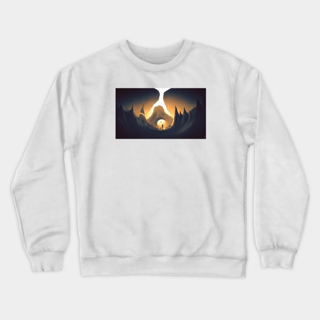 Dog Walk Crewneck Sweatshirt by JoshWhiteArt